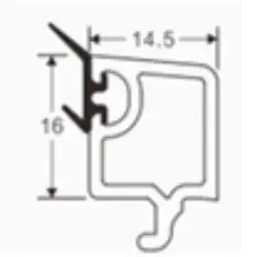 88 double glazing bead A cross-section