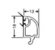 50 double glazing bead cross-section