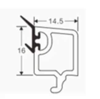 88 double glazing bead A cross-section