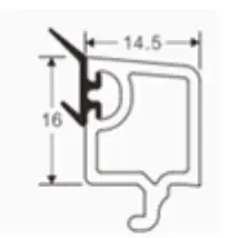 88 double glazing bead A cross-section
